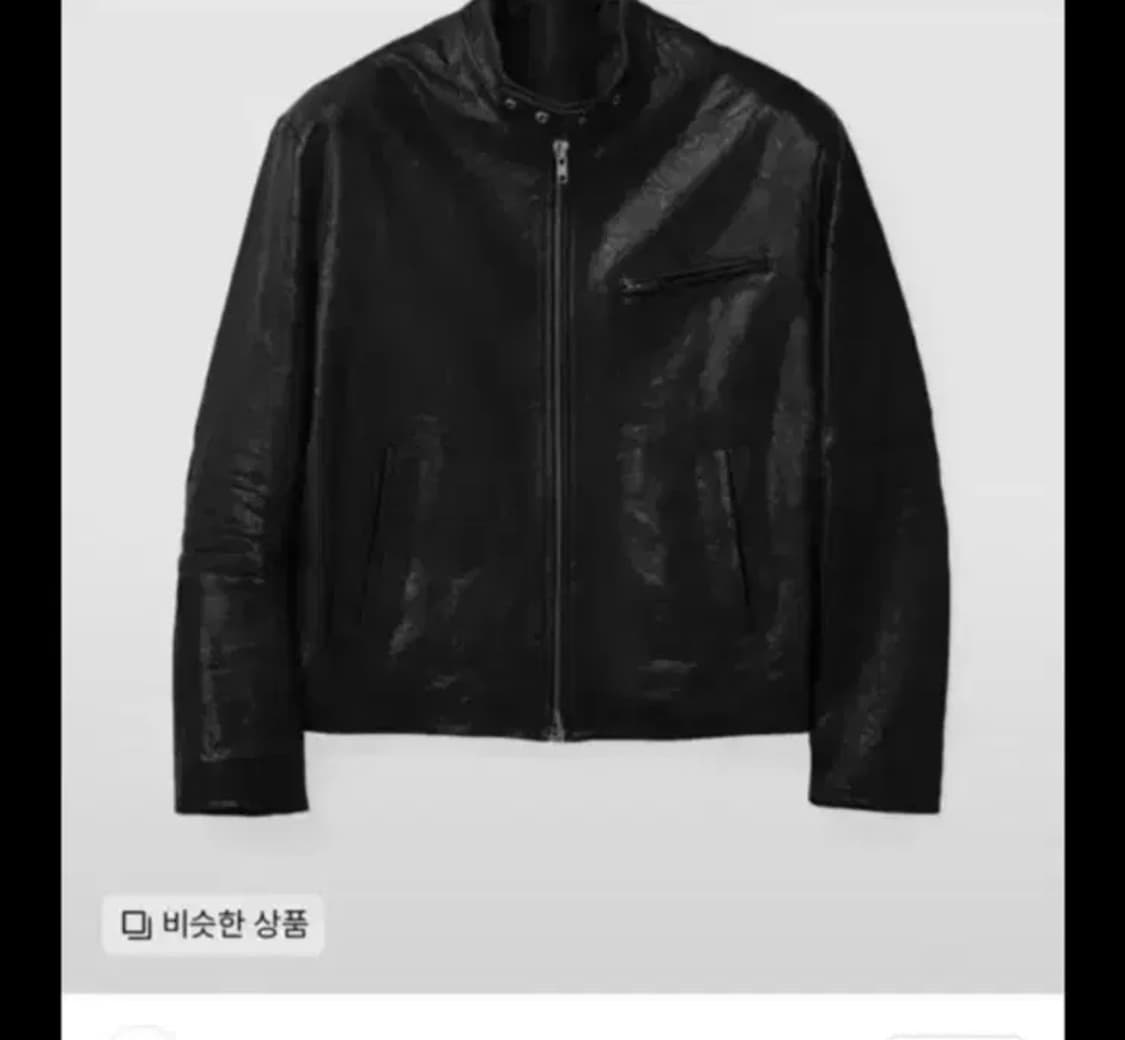 쿠어 램스킨 엠보 워시드 트리밍 자켓 상품이미지1