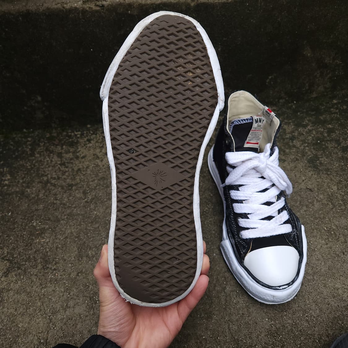 [42] 메종미하라 야스히로 피터슨23 OG 솔 캔버스 하이탑 스니커즈 상품이미지8