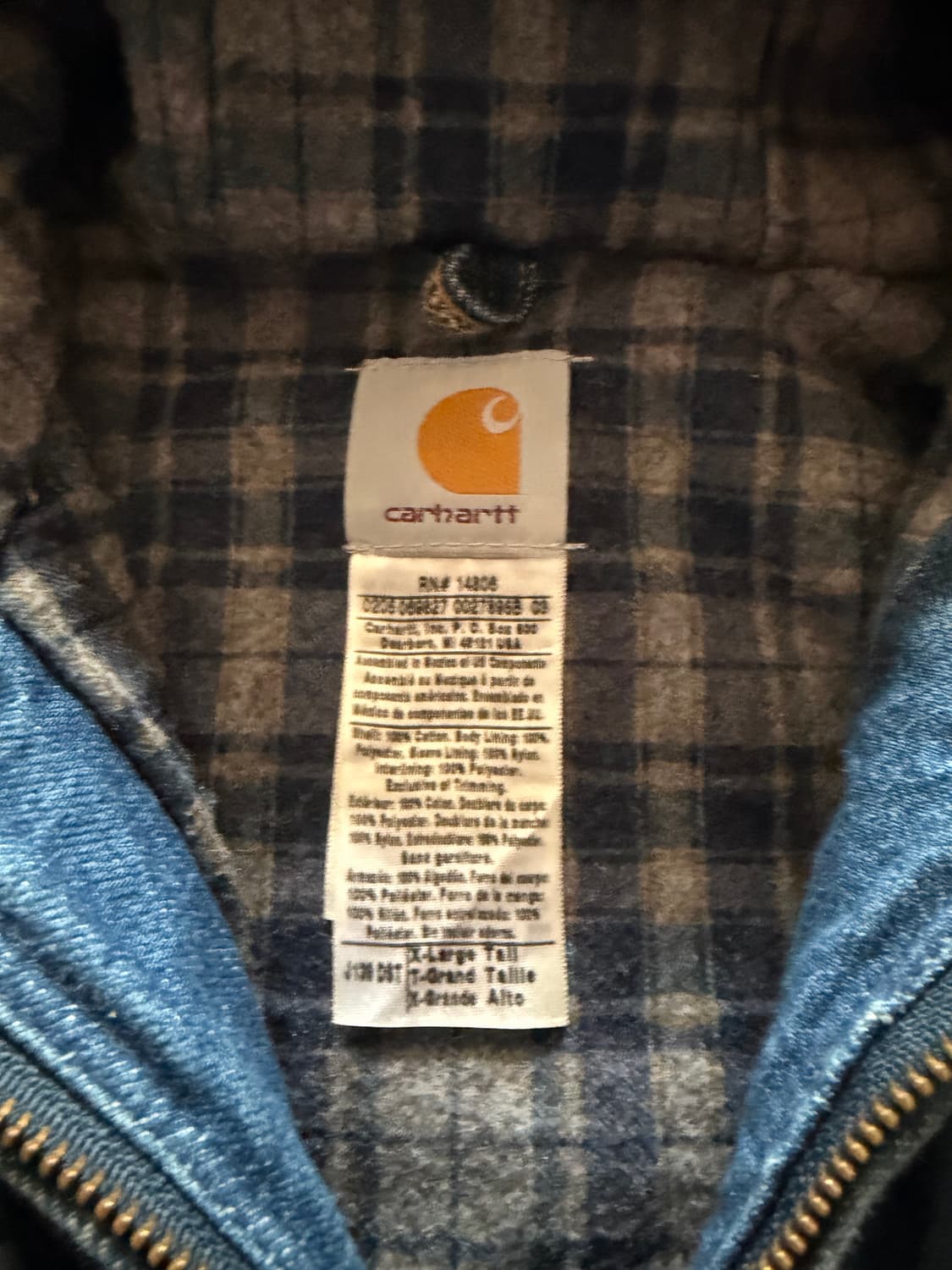 [XL]칼하트 덕 액티브 자켓 j139 dst 상품이미지2