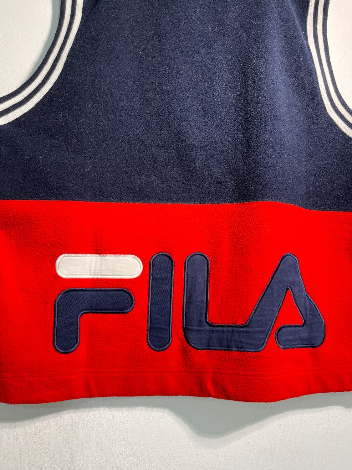 90s FILA 휠라 플리스 베스트 XL 상품이미지10