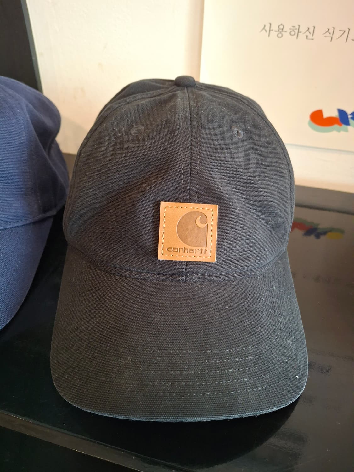 (마지막특가) 칼하트 볼캡 네이비/블랙 상품이미지3