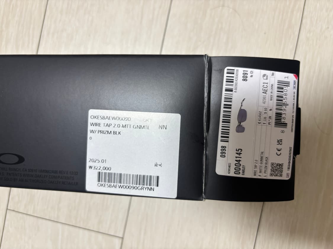 오클리 메탈 프레임 선글라스 와이어탭2.0 프리즘블랙 상품이미지5