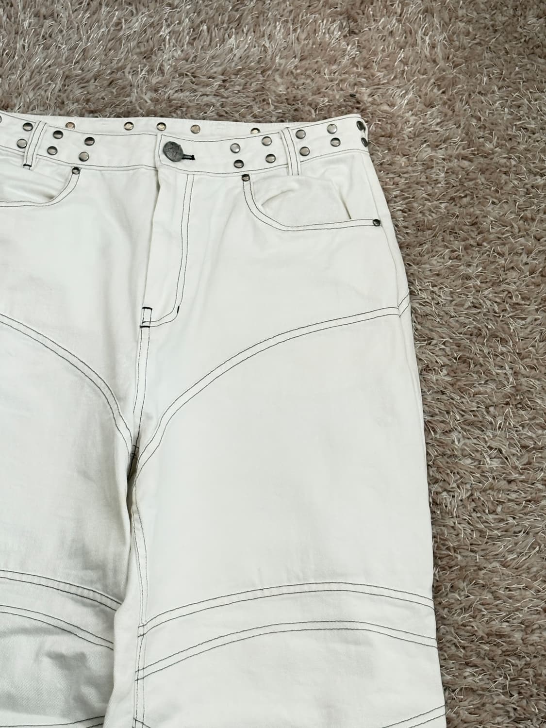 데어드 스타 스터드 데님 팬츠 상품이미지1