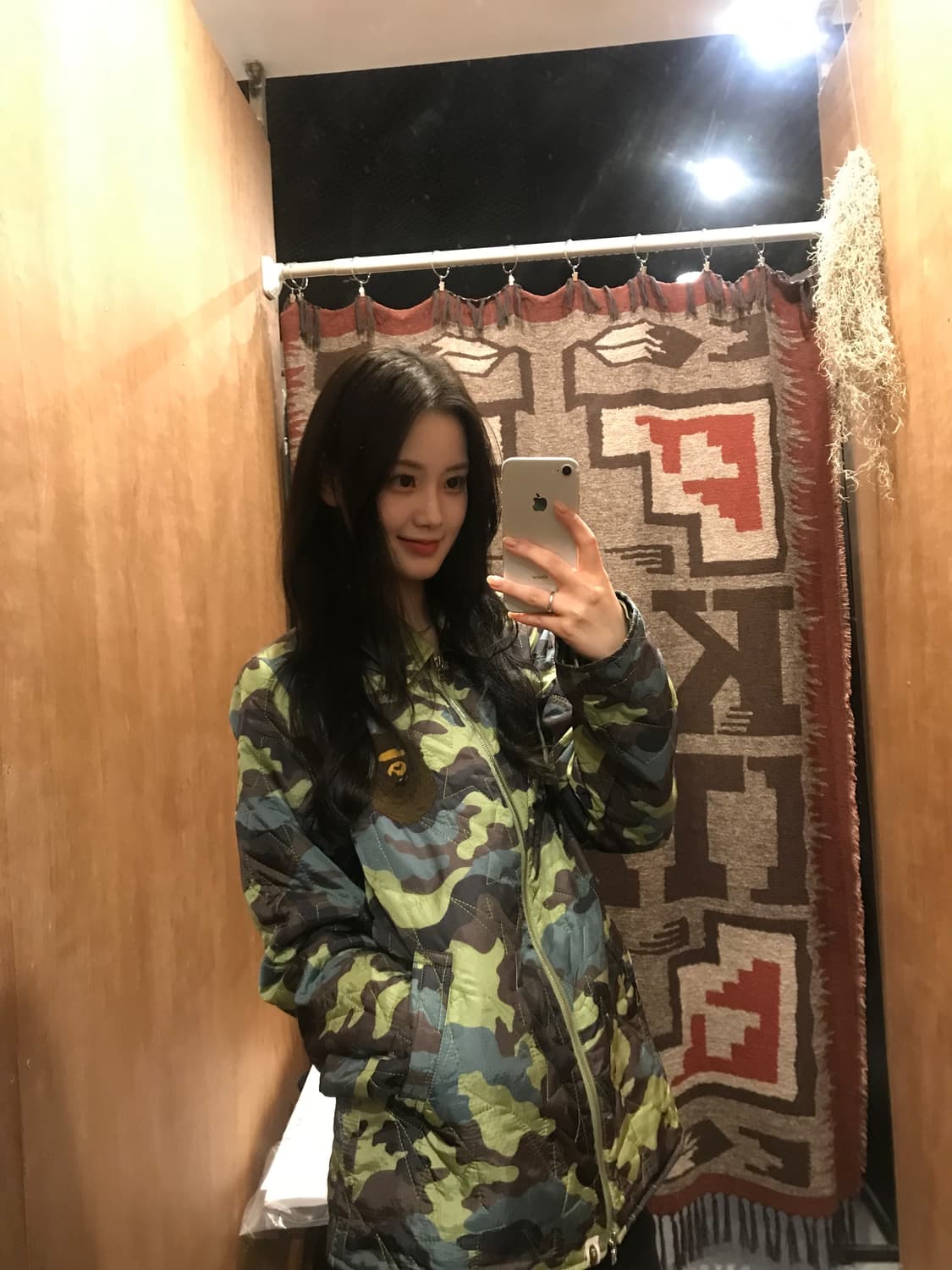 A BATHING APE 00s Camo Quilted Jacket 상품이미지4