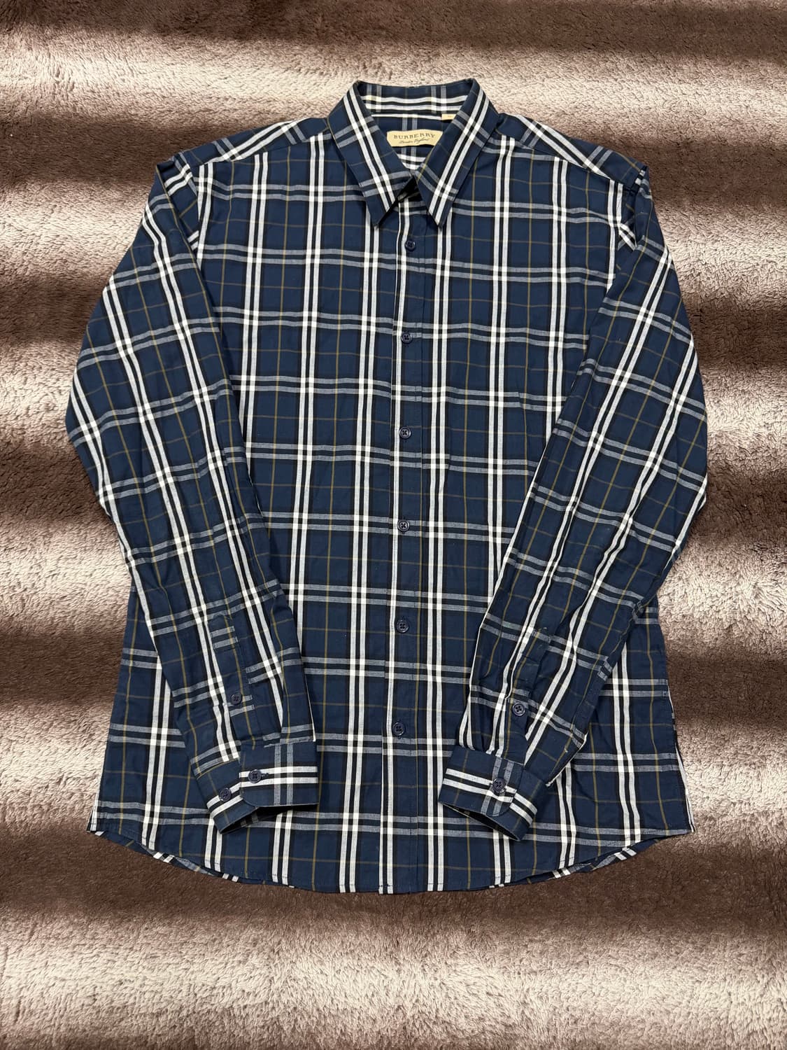 [XL]버버리 체크 남방 상품이미지1