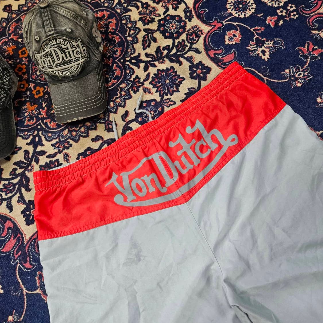 본터치(Vondutch) 00's 빽 레터링 반바지 쇼츠 상품이미지4