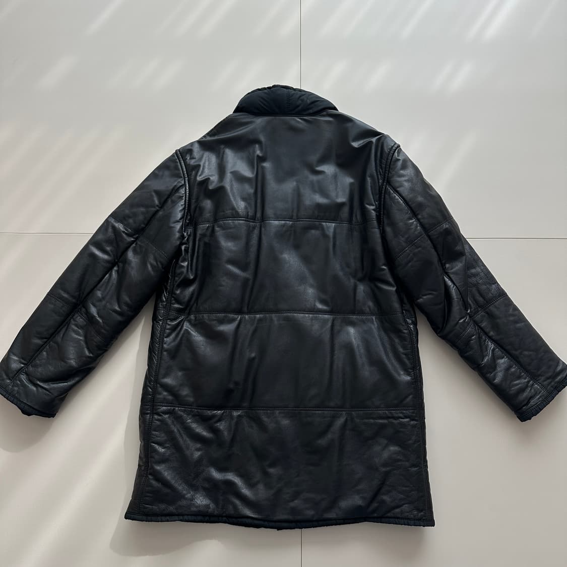 00년대 페라가모 48 리버서블 나파 레더 패딩 코트 ITALY MADE 상품이미지5
