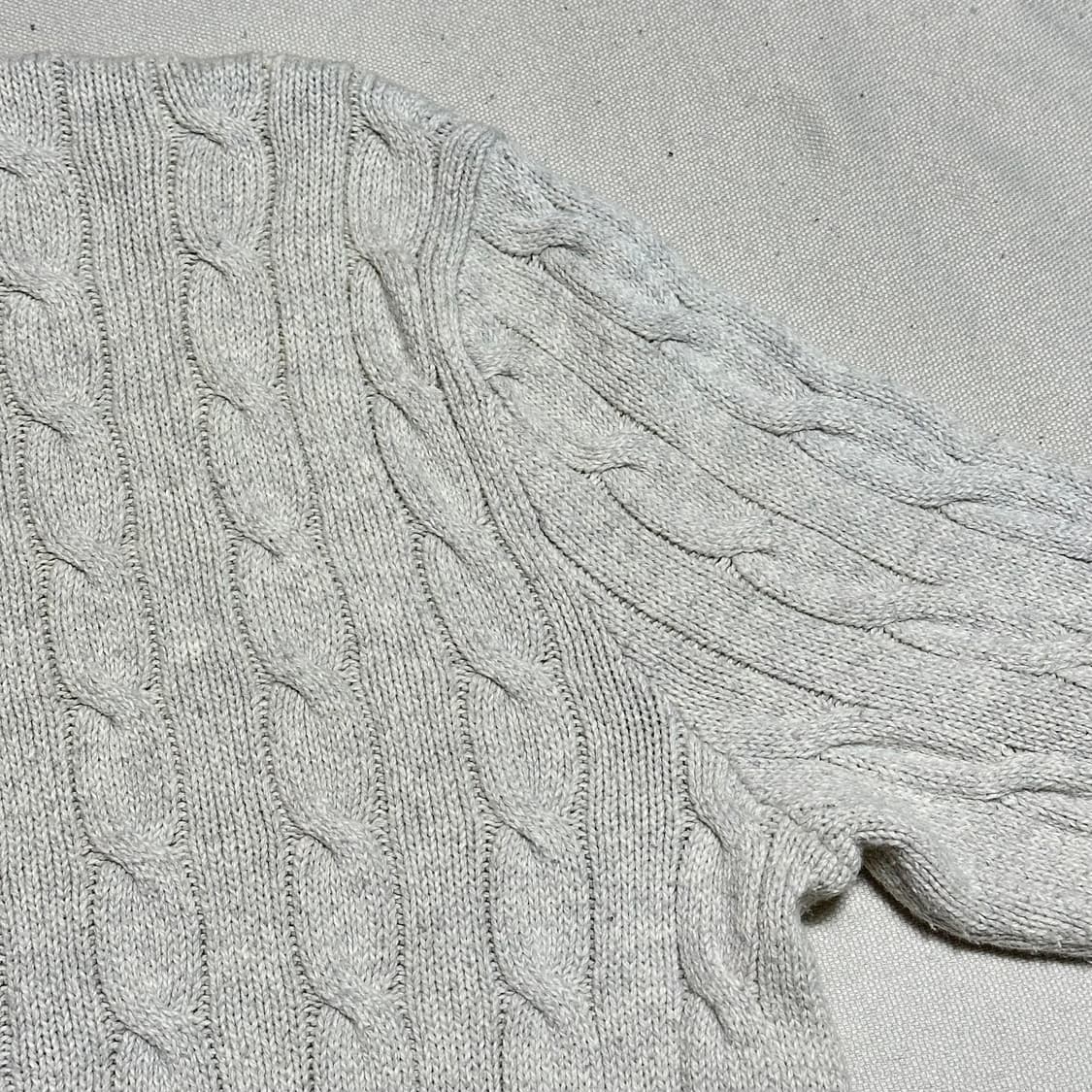 M 폴로랄프로렌 오트밀 케이블 니트 상품이미지8