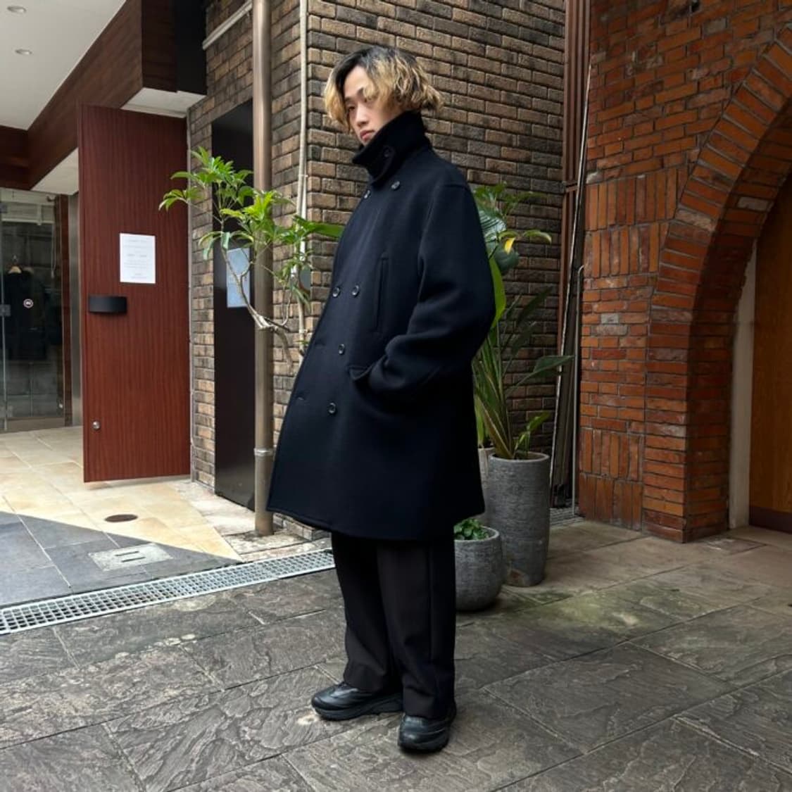 blurhms 블럼스 피코트 네이비 2사이즈 상품이미지3