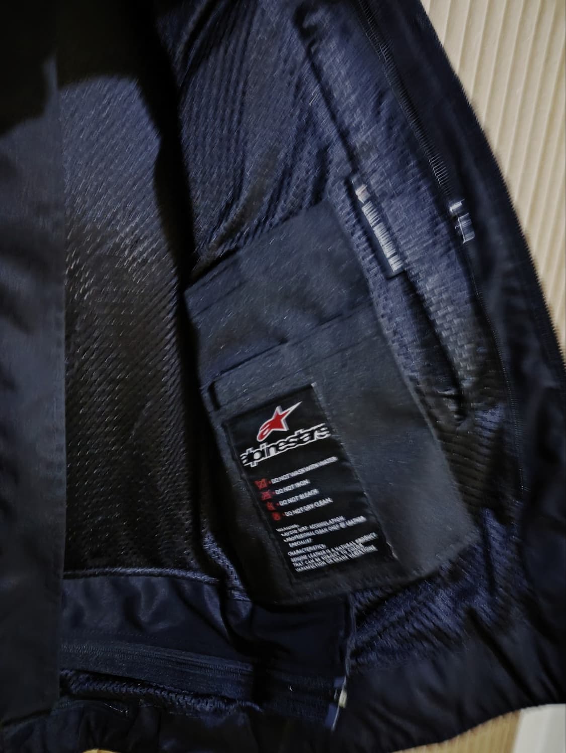 XL 알파인스타 통가죽 라이딩 자켓 바이크 상품이미지5