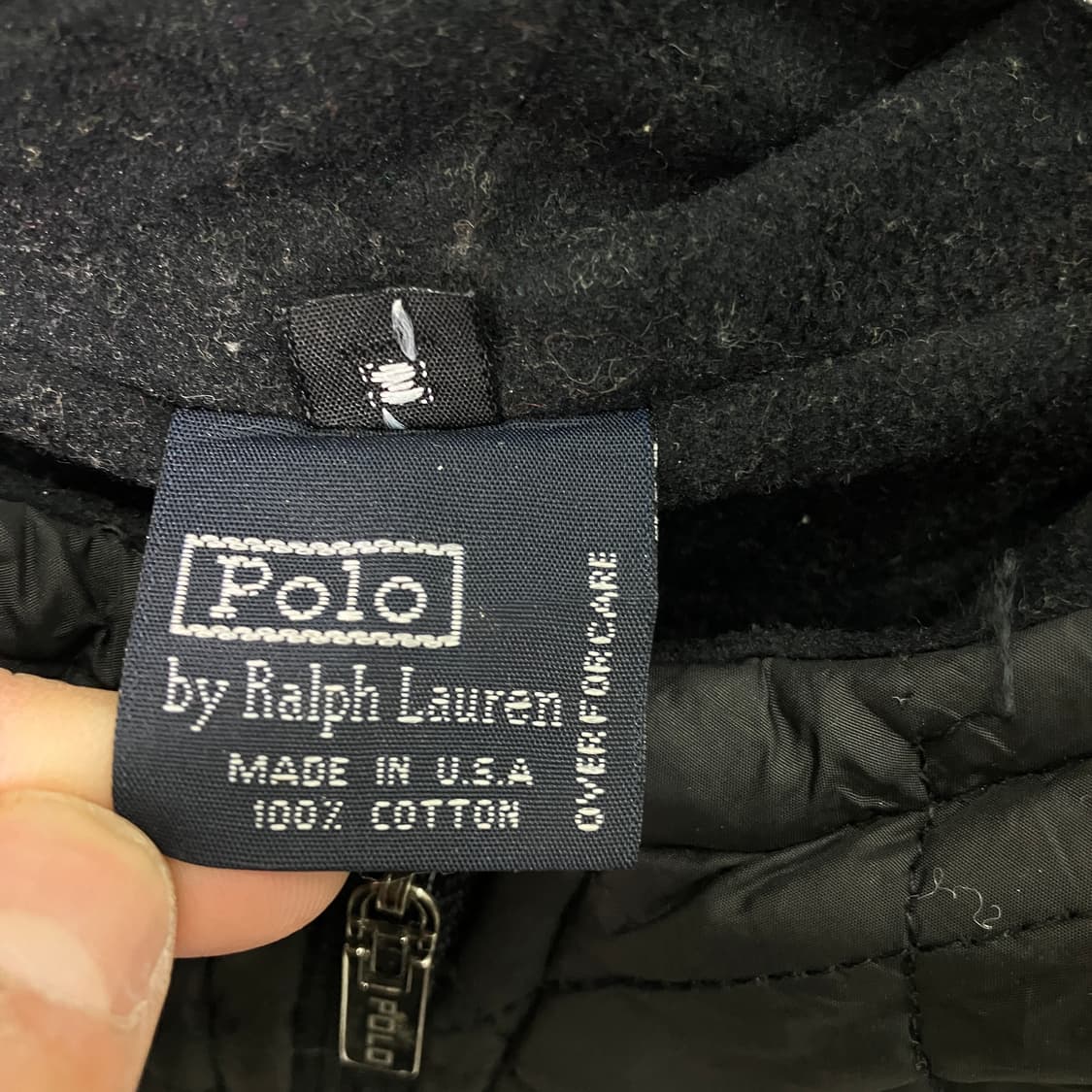 폴로 랄프로렌 블랙 후드 퀄팅 자켓  상품이미지3