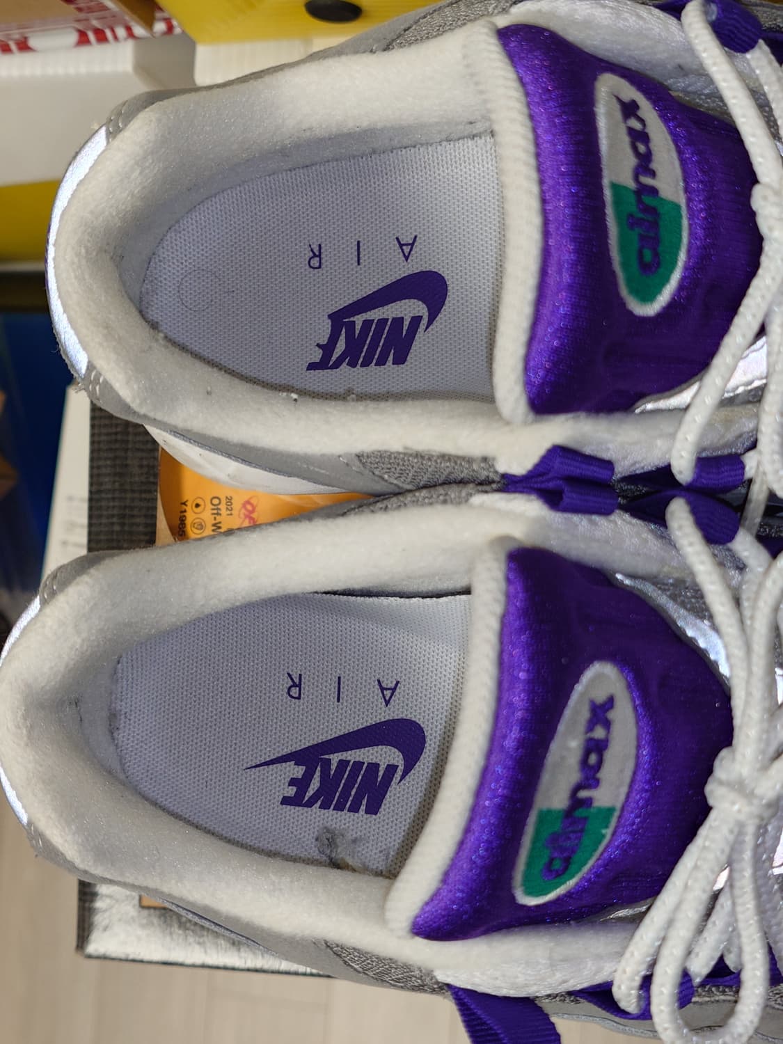 [270] 나이키 에어맥스95 OG 보라메쉬 미품 상품이미지7