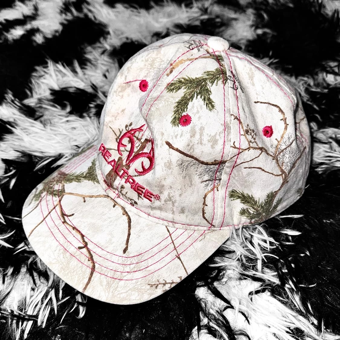 Realtree pink logo cap 상품이미지2