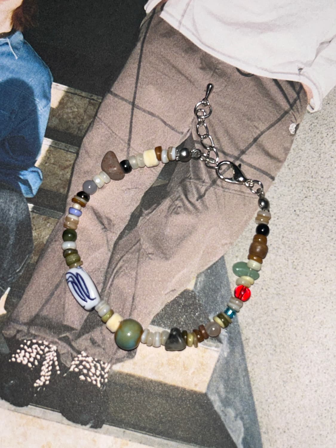 빈티지 비즈 팔찌 / bw bracelet 상품이미지1