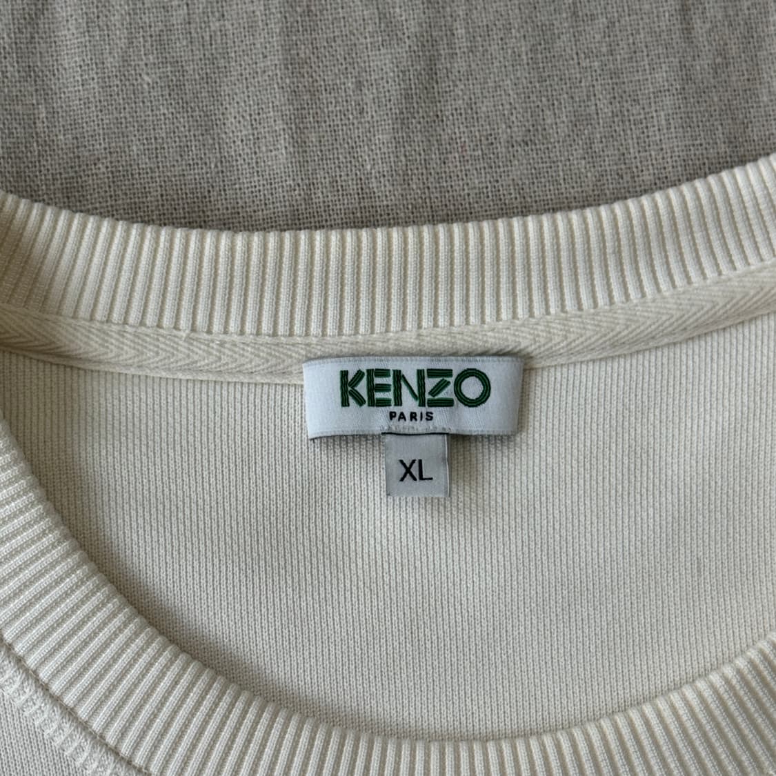 겐조 파리 에펠탑 크림 맨투맨 XL 상품이미지3