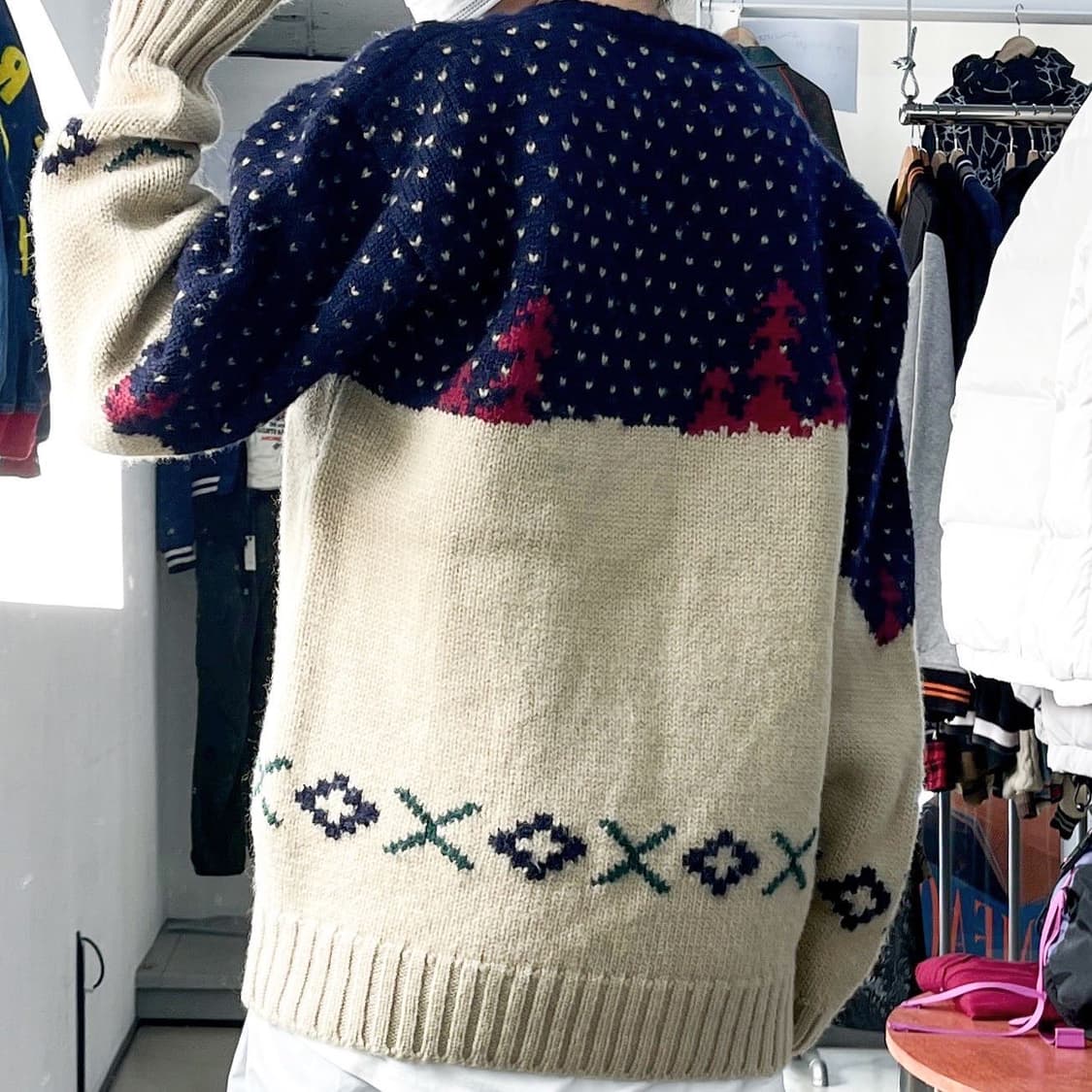 폴로랄프로렌 90s 스키맨 노르딕 헤비 울니트 상품이미지2