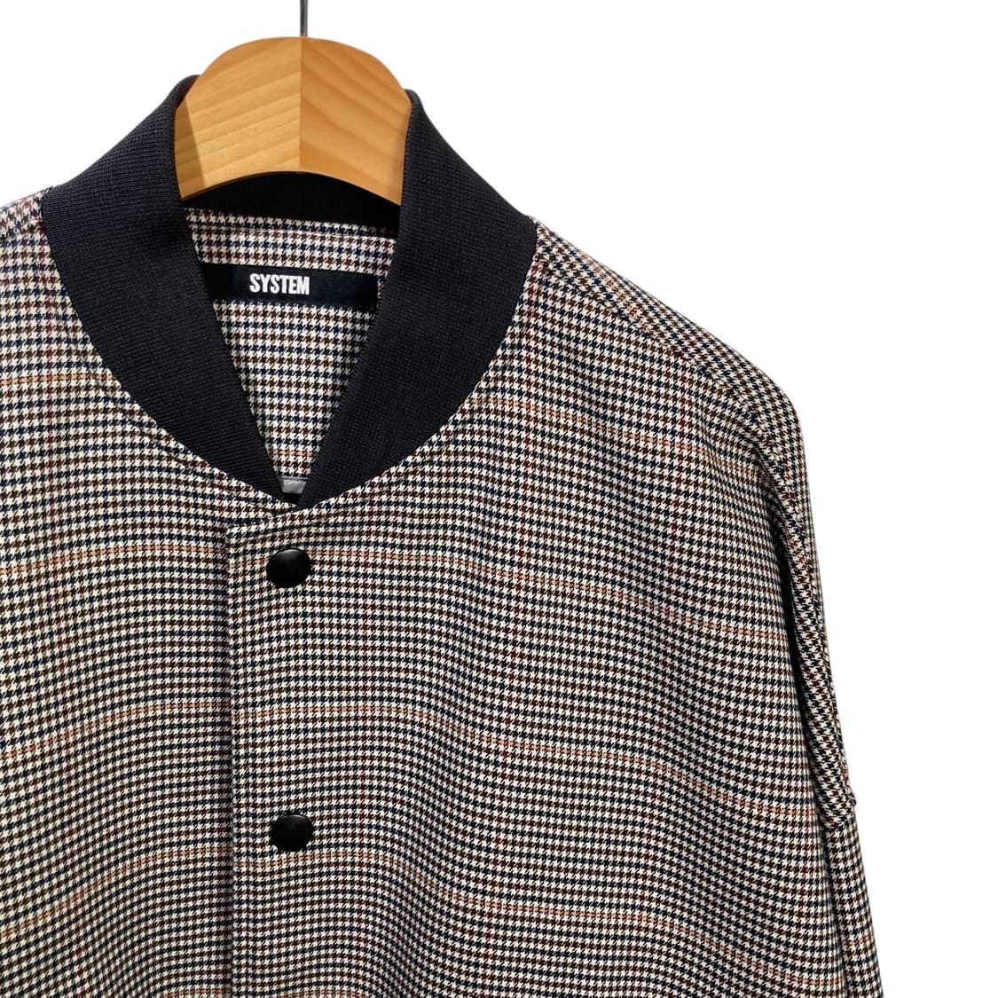 시스템 체크 자켓 상품이미지3