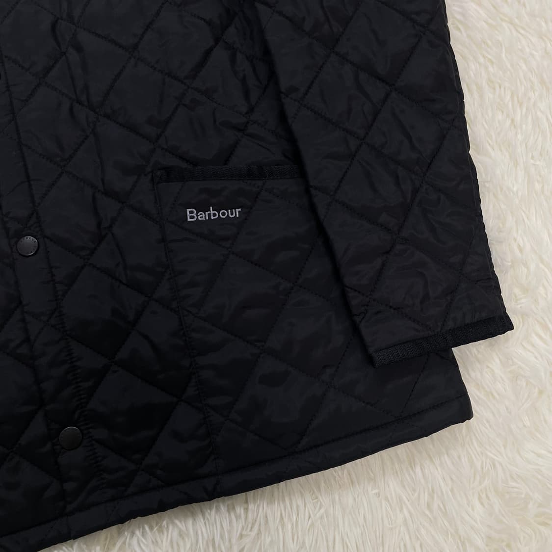 바버 Babour 퀄티드 자켓 블랙 상품이미지4