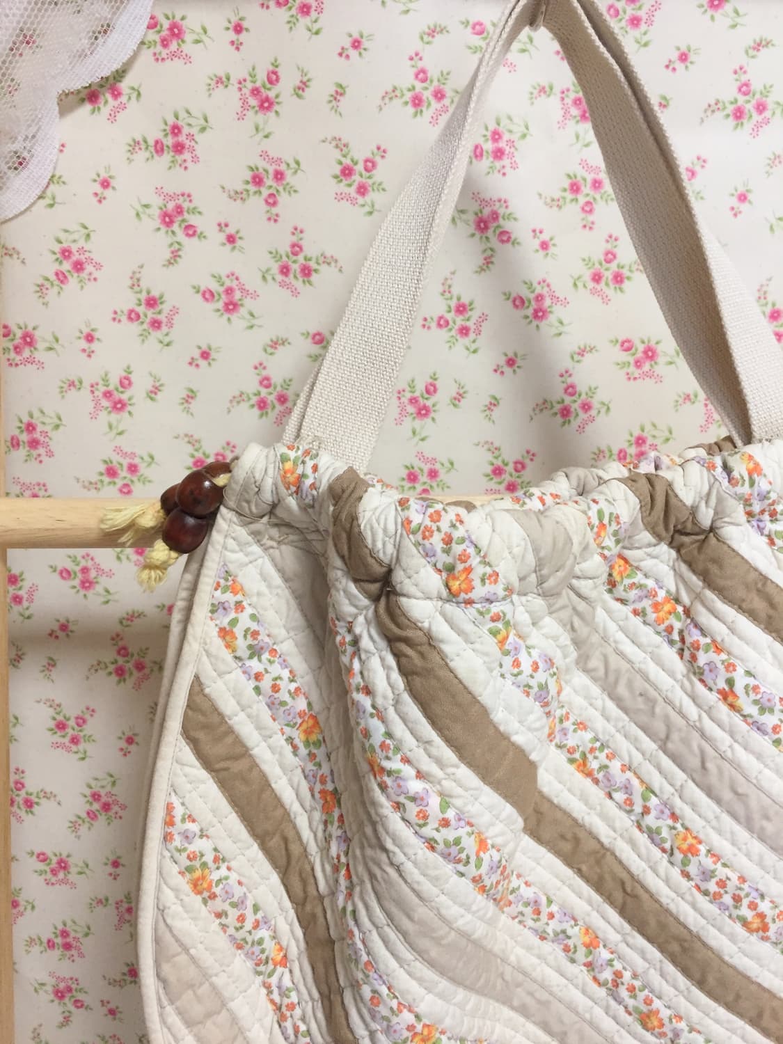 빈티지 모리걸 잔꽃 숄더백 상품이미지2