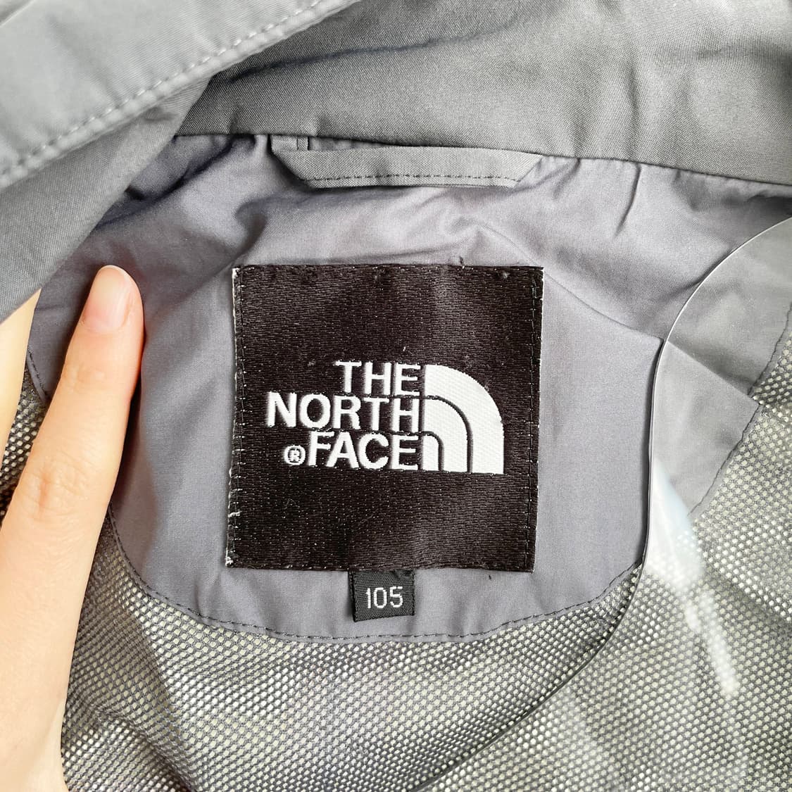 F2 노스페이스 그레이 고어텍스 바람막이 재킷 105사이즈 상품이미지4