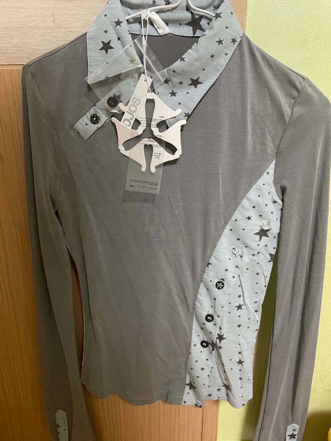 오호스 스타컷 져지 카라 티셔츠 상품이미지1