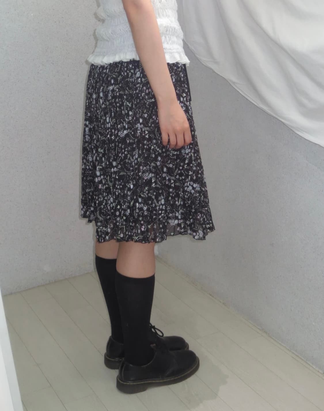 flower vintage skirt 상품이미지4