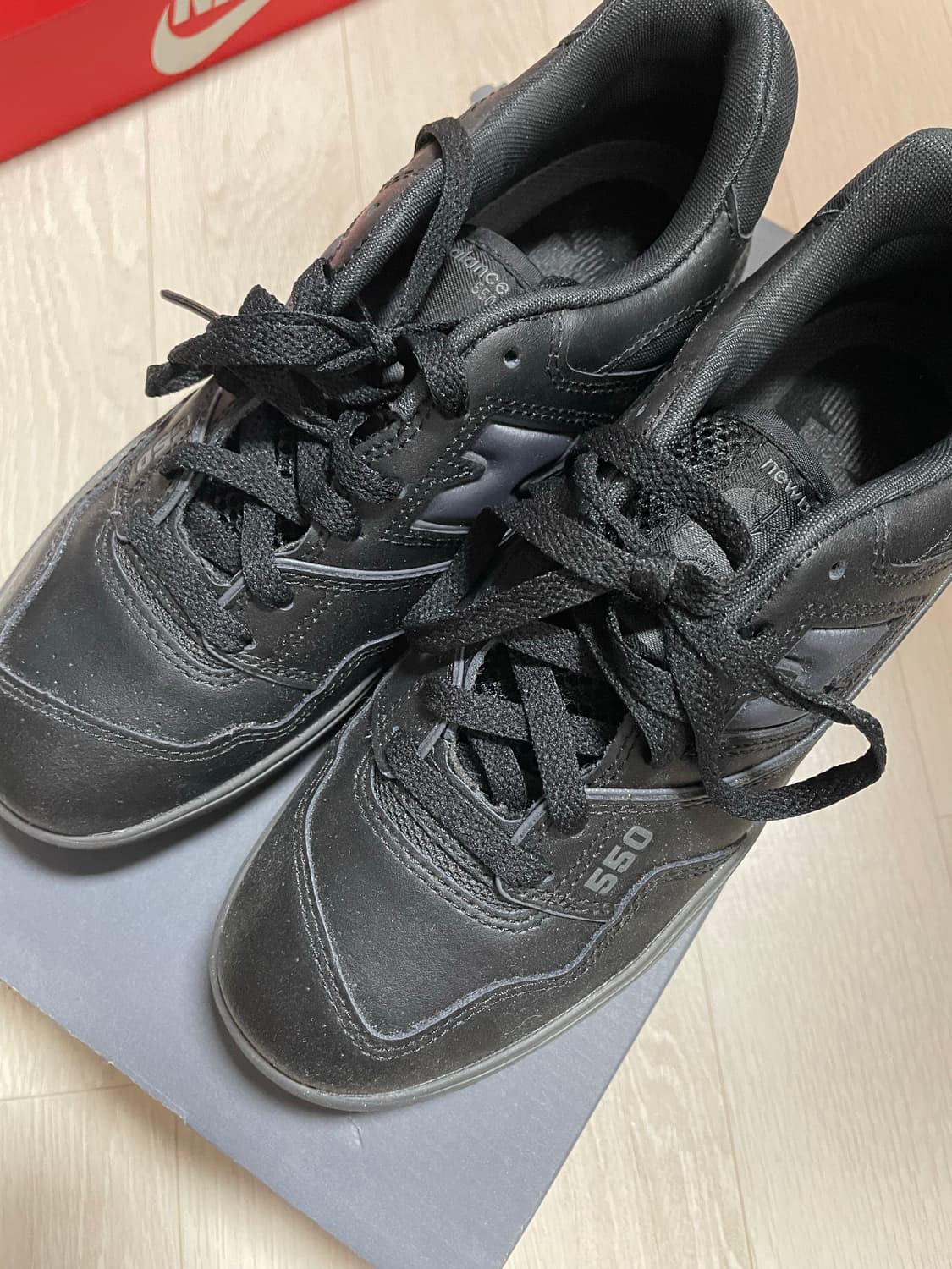 뉴발란스 550 블랙 245 상품이미지3