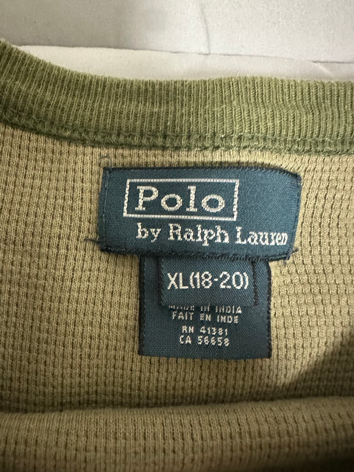 폴로 카모 와플 롱슬리브 상품이미지2