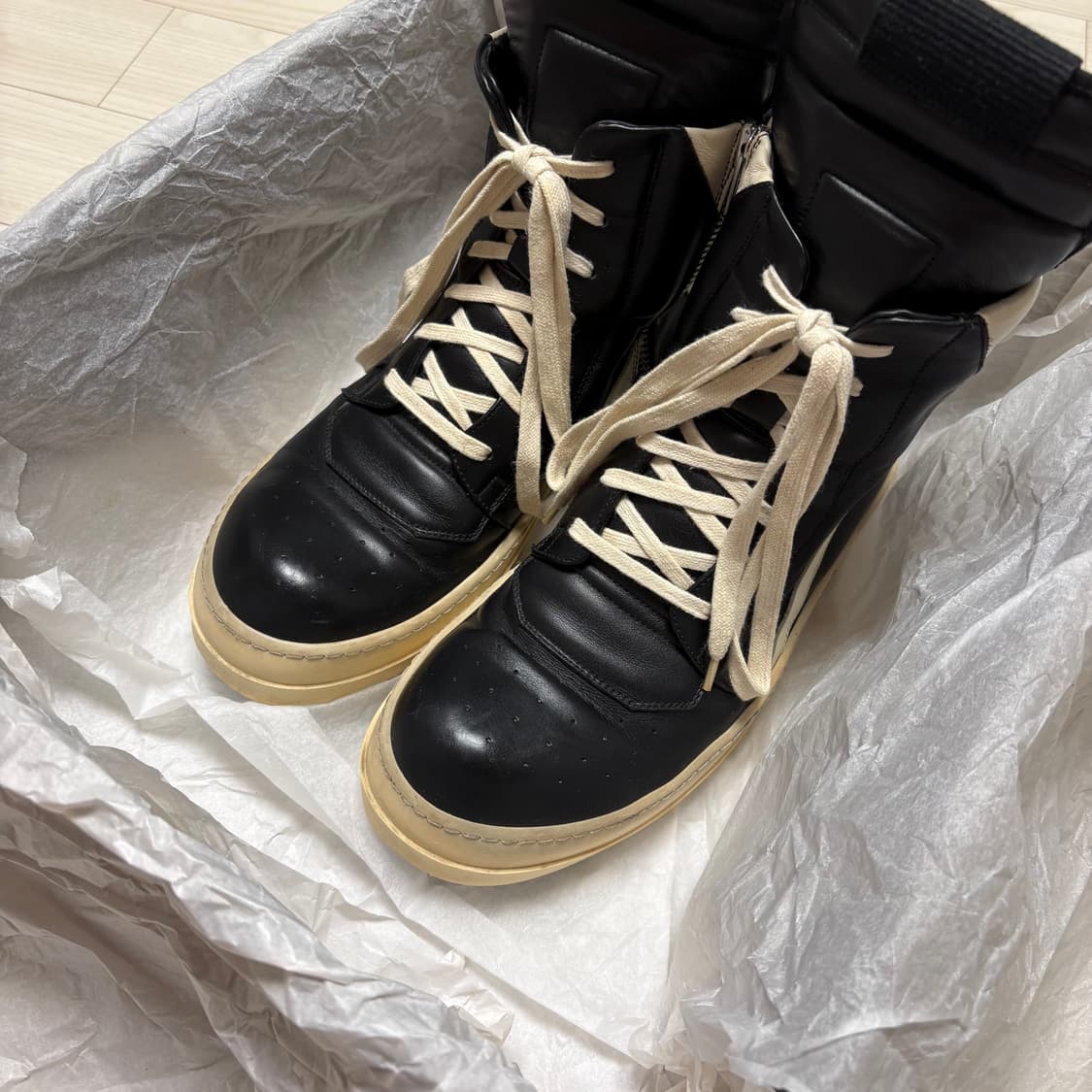 릭오웬스 지오바스켓 블랙 화이트 41 상품이미지2