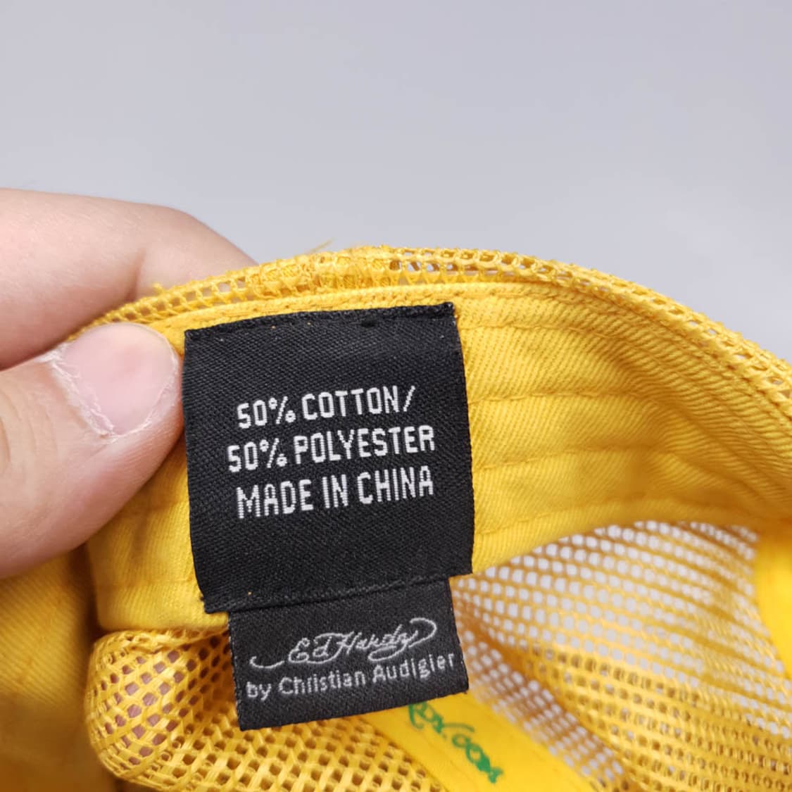 에드하디 옐로우 그린 비즈 호랑이자수 메쉬 볼캡 SIZ 상품이미지3