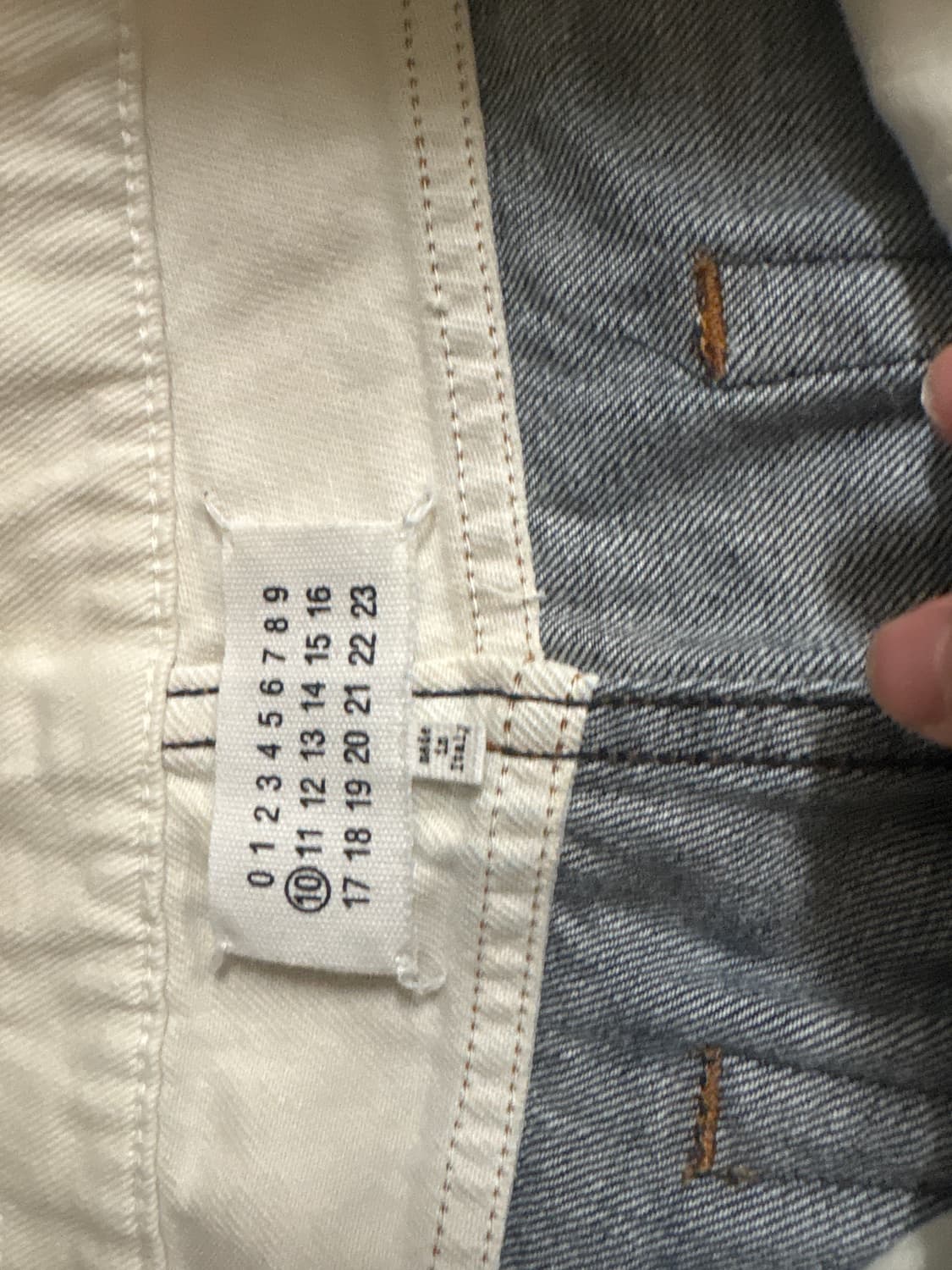 메종 마르지엘라 백스티치 데님팬츠 상품이미지1