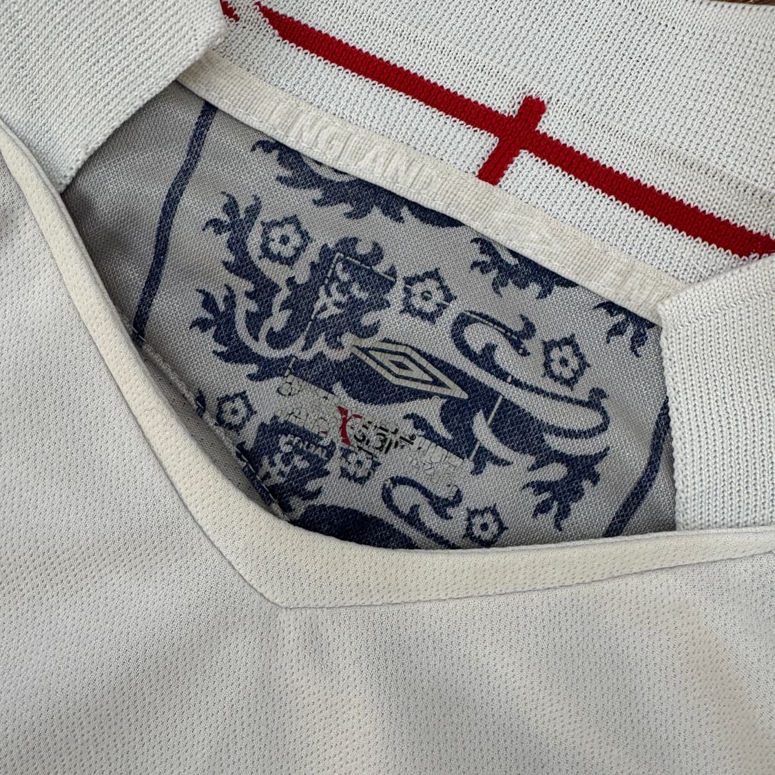 XL 엄브로 잉글랜드 축구대표팀 05-07 유니폼  상품이미지5