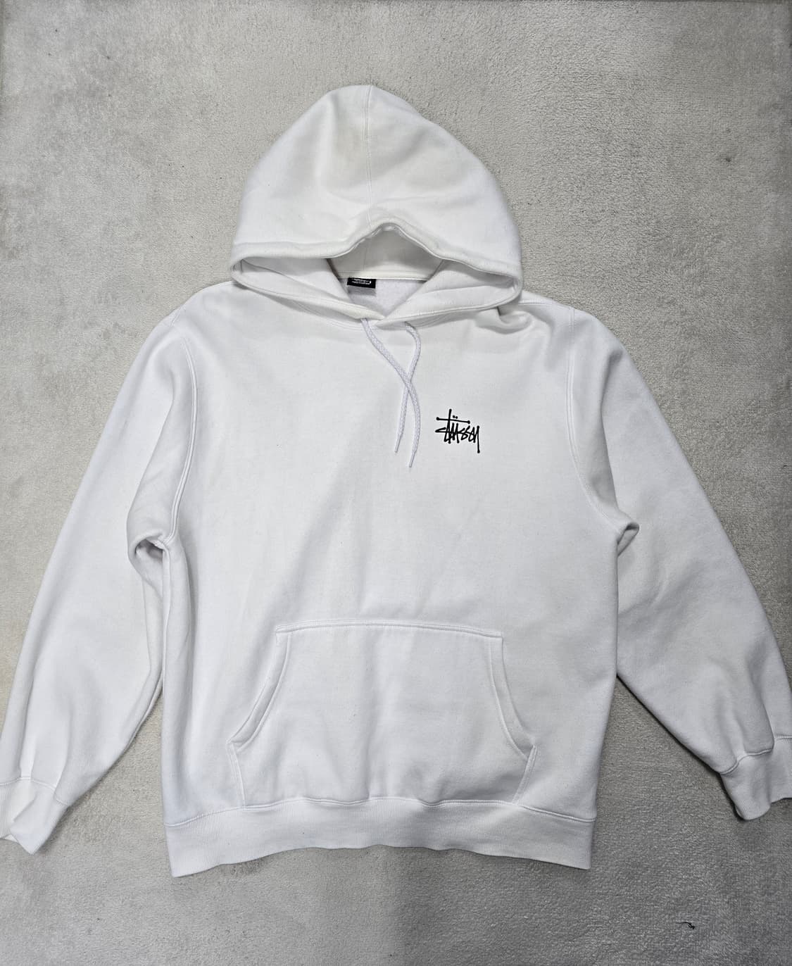 스투시 베이직 후드티셔츠 화이트 L 상품이미지1
