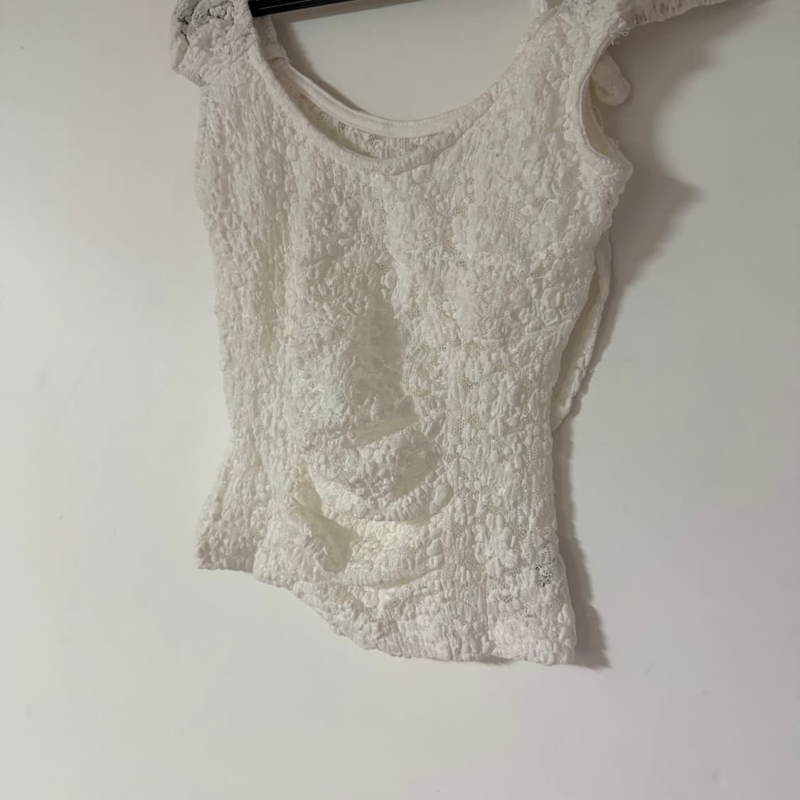 새상품 여자 캡소매 레이스 블라우스 상품이미지6