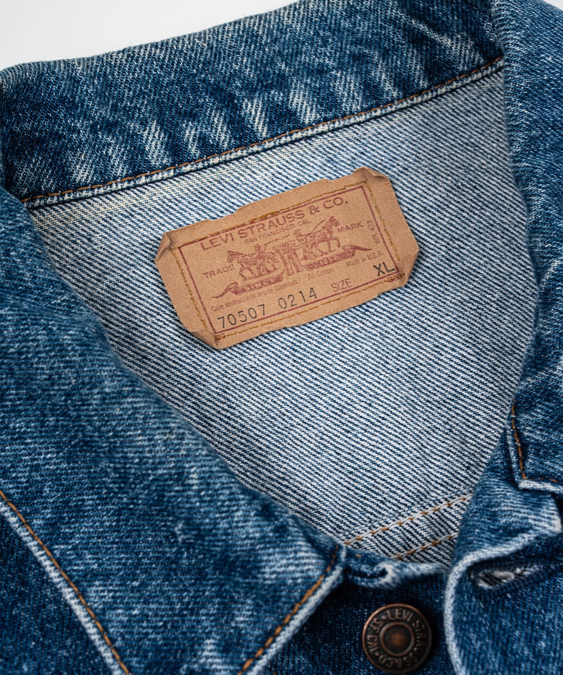 (105) 90's 리바이스 USA Made 3세대 트러커 자켓 상품이미지4