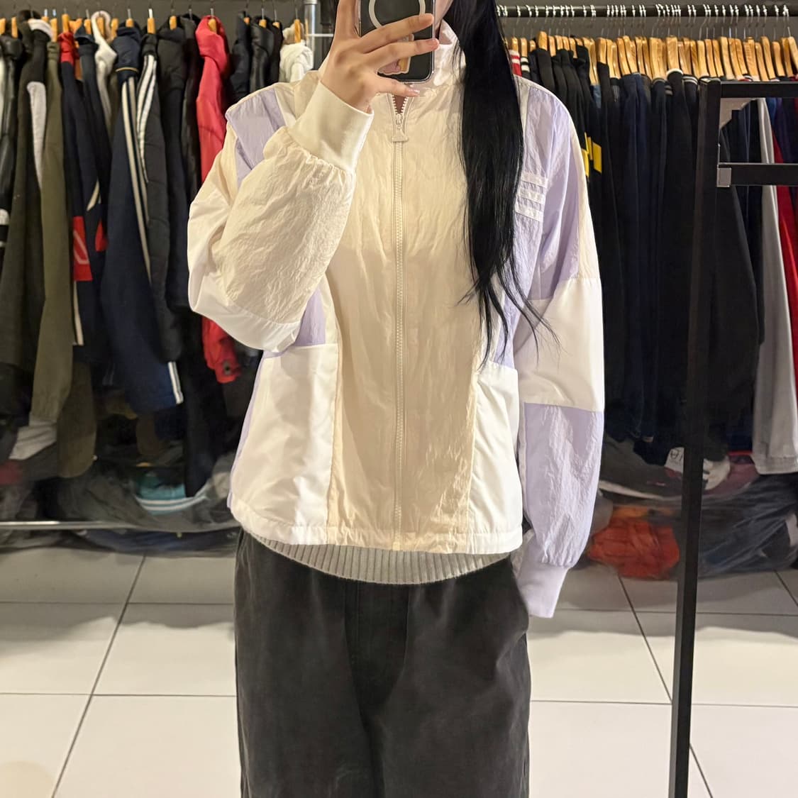 아디다스 파스텔 바람막이 L 상품이미지1