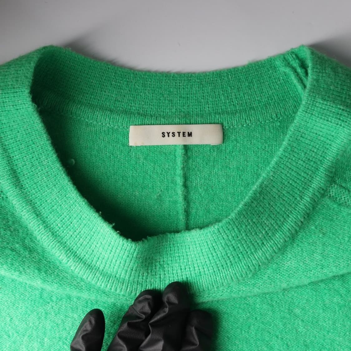 시스템 울 혼방 라운드넥 니트 F 상품이미지5