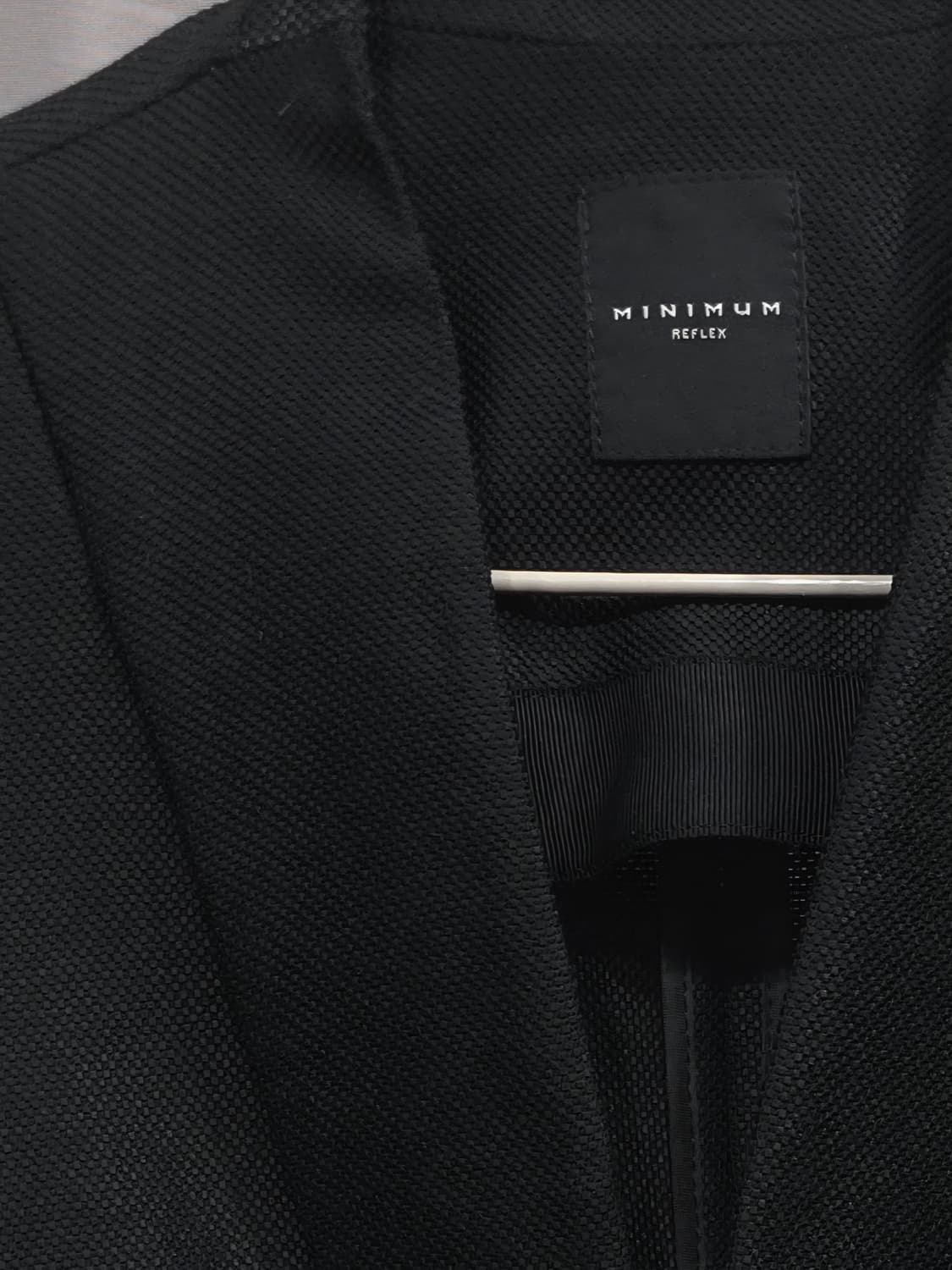 미니멈리플렉스 여성 메쉬 노카라 정장 자켓 상품이미지2