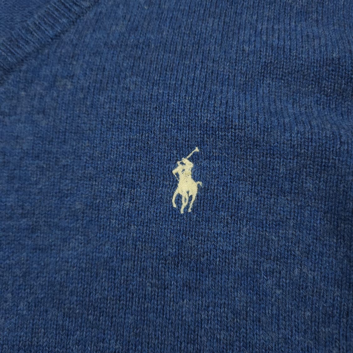 M(95)폴로 랄프로렌 램스울 니트 코발트블루 상품이미지3