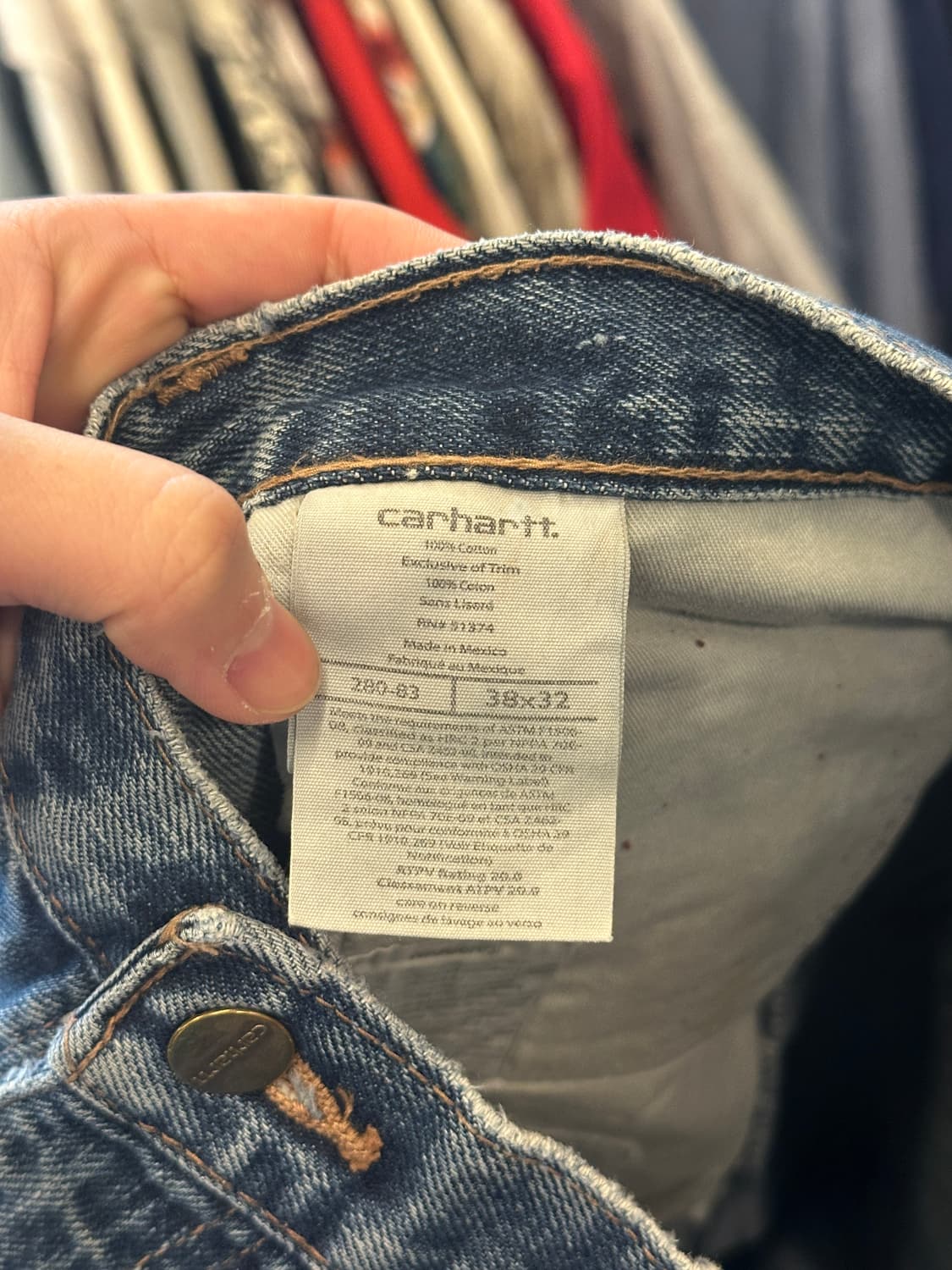 Carhartt FR 칼하트FR  데님팬츠 38x32 상품이미지4