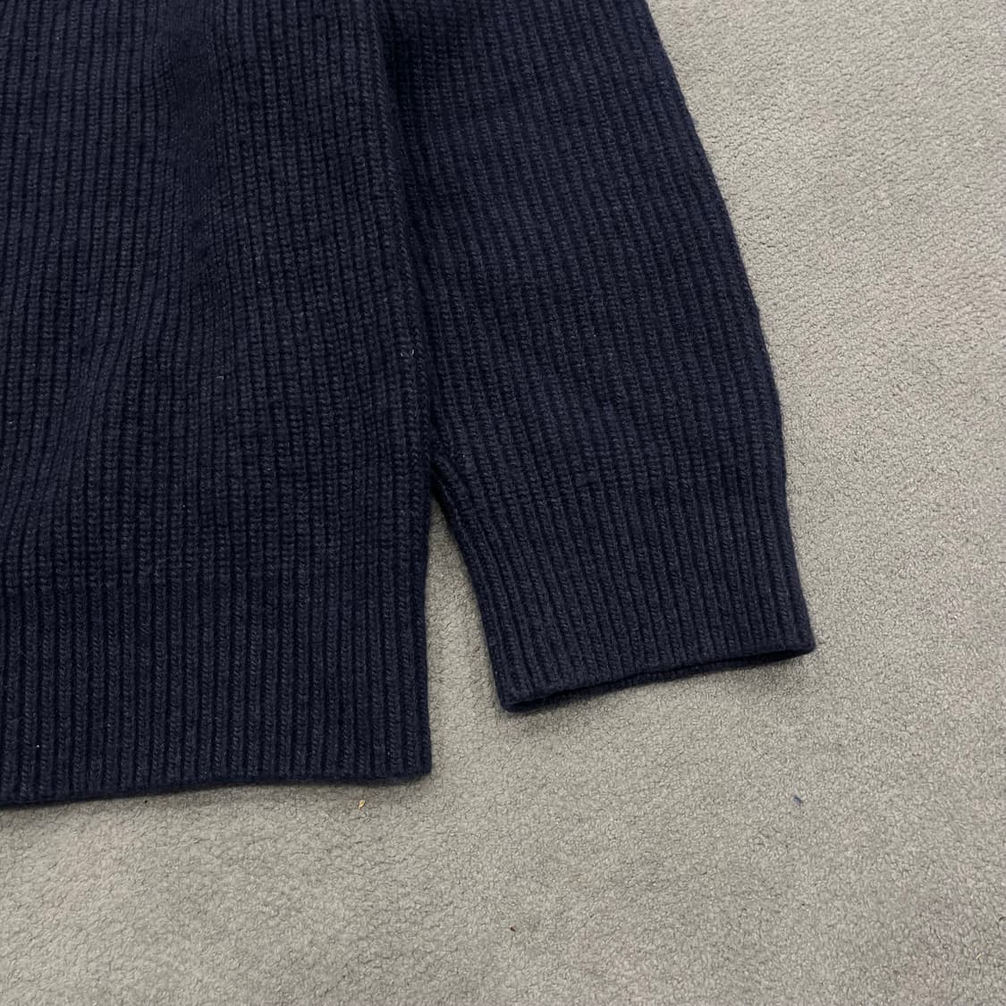 L lee 울 하이넥 반집업 니트 상품이미지4