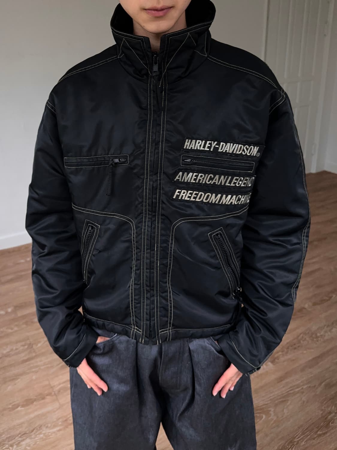 Harley Davidson 빅 이글 봄버 상품이미지2