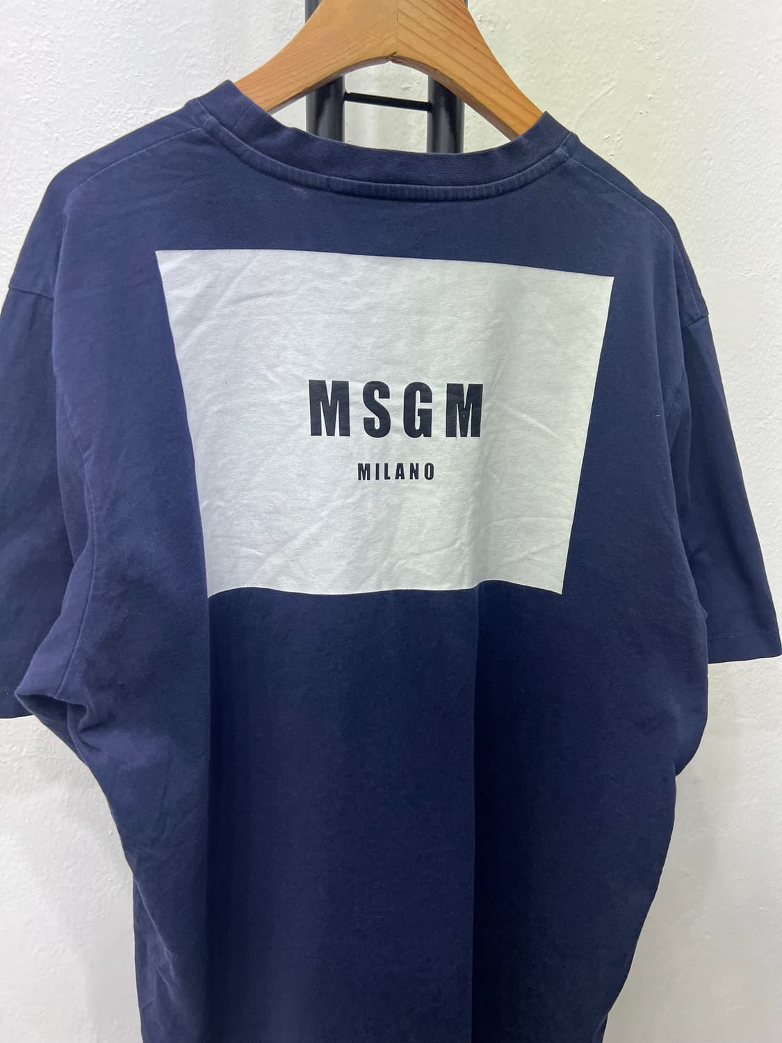 정품) MSGM 남성 반팔 티셔츠 S 상품이미지5