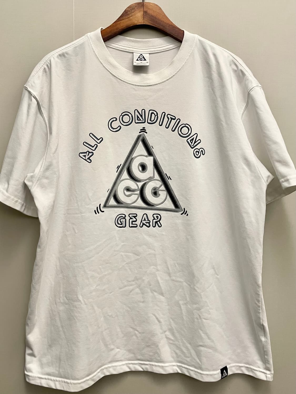 (XL)나이키 ACG 행 루즈 서밋 반팔티셔츠 화이트  상품이미지1