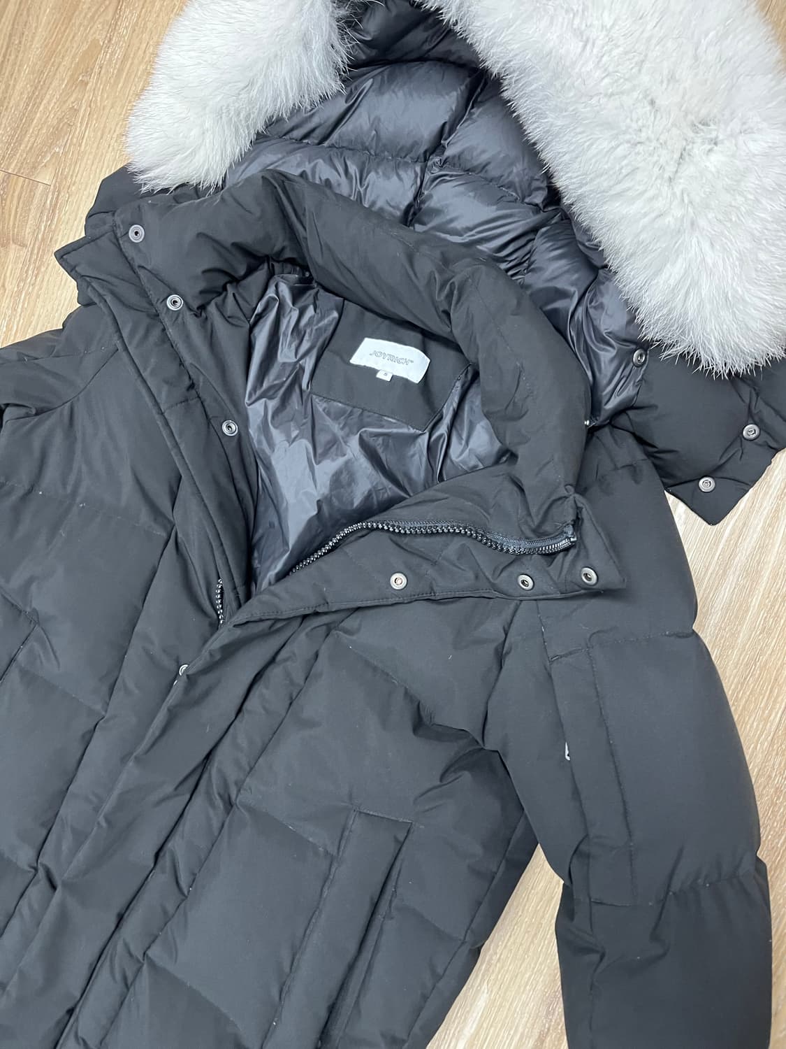 조이리치 폭스퍼 구스다운 롱패딩 상품이미지3