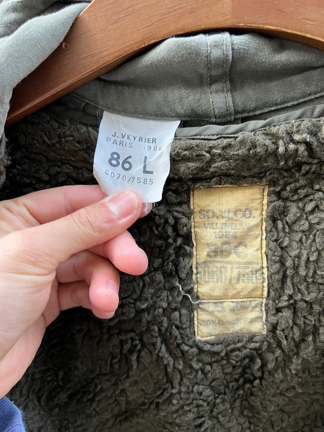 1980s FRENCH ARMY M-64 오리지널개파카 모즈파카 상품이미지10