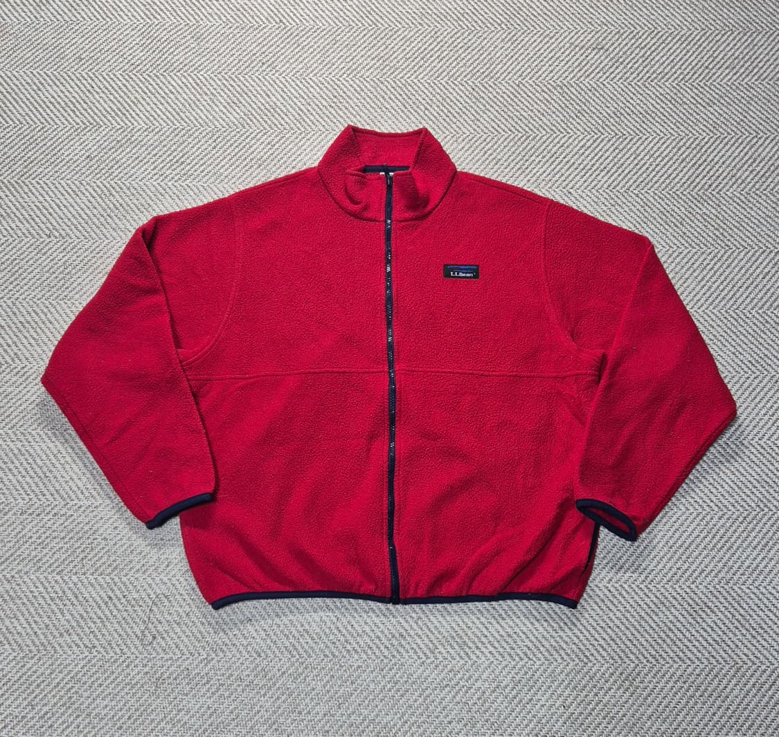 90s 엘엘빈 플리스 짚업 상품이미지1