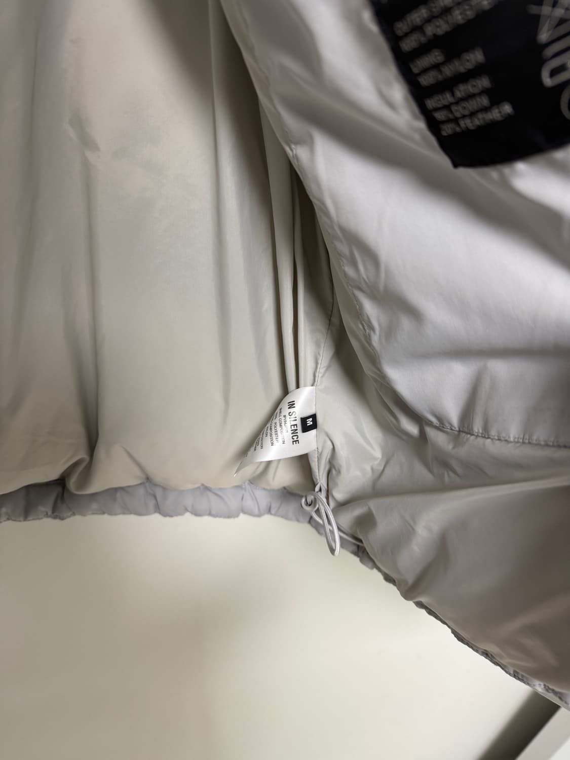 인사일런스 숏패딩 (그레이) 상품이미지3