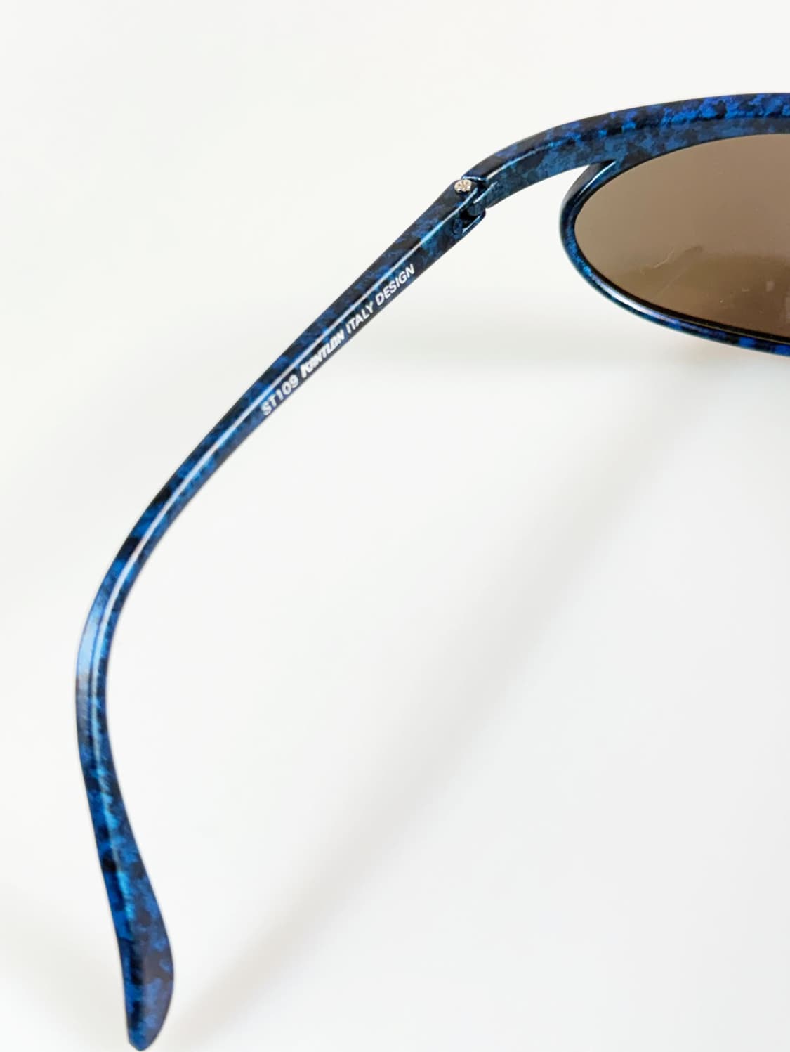90s KANTLON 블루 마블 랩어라운드 빈티지 선글라스 상품이미지7