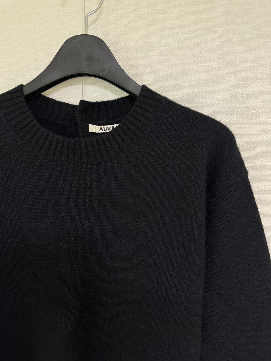 오라리 Aulalee BRUSHED RASCHEL MOLE KNIT 상품이미지5